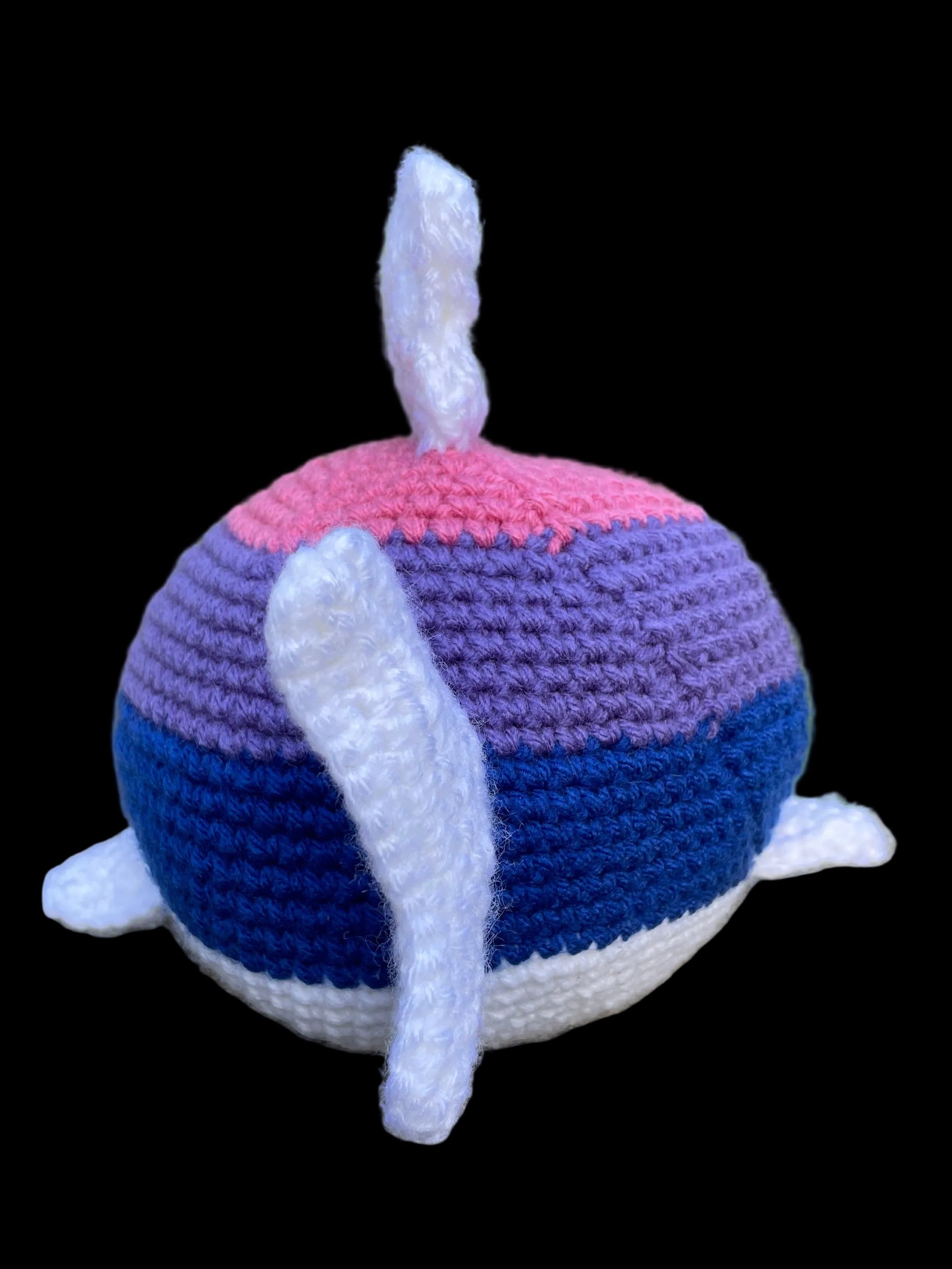 Crochet Fish Bisexual Pride Flag Stuffed Animal