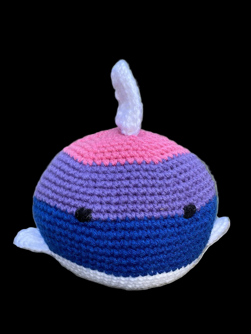 Crochet Fish Bisexual Pride Flag Stuffed Animal
